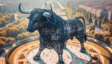 Toro gigante de 300 metros proyectado en España como la escultura más grande del mundo.