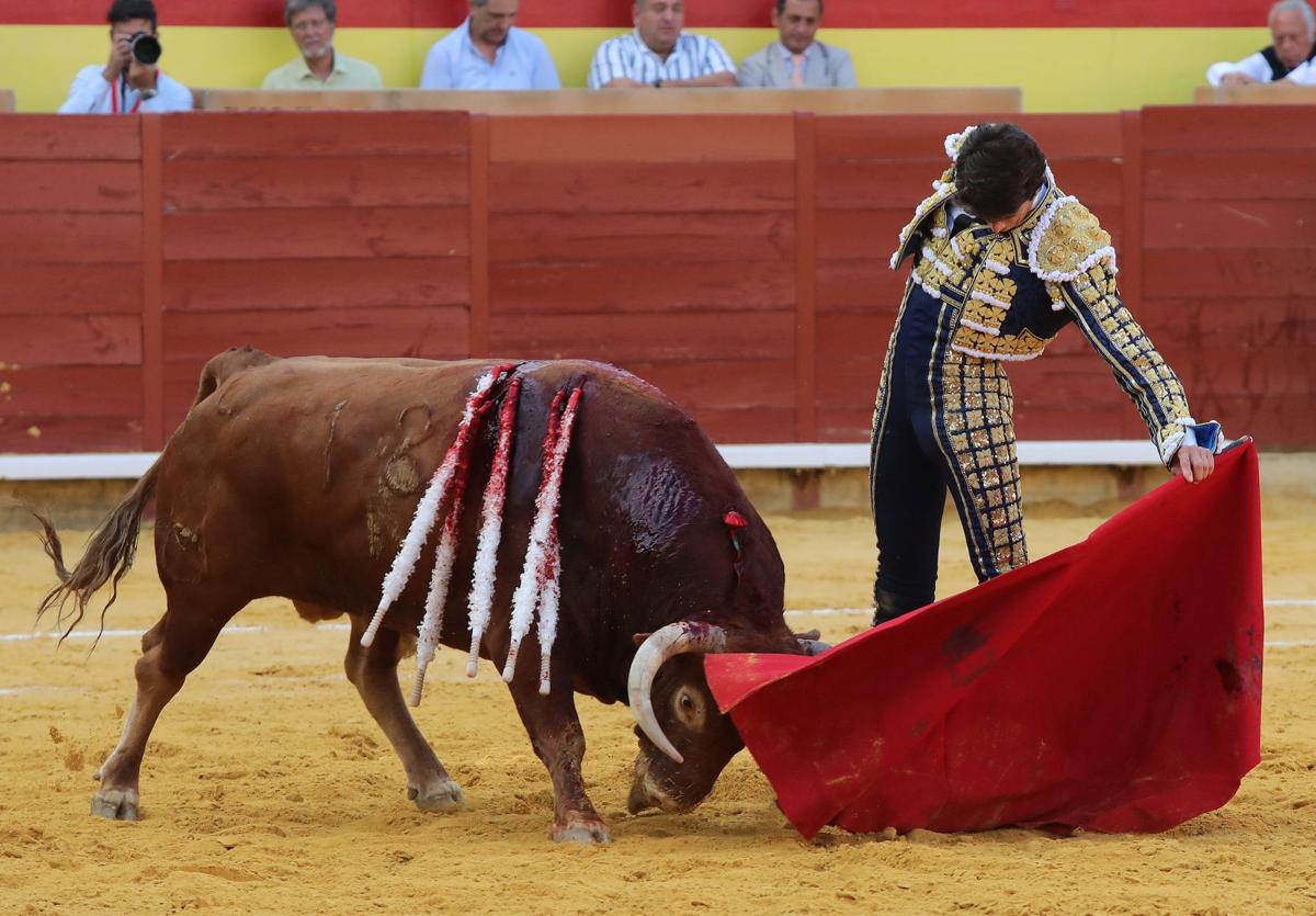 Triunfo de Castella que contó con un noble y dócil lote al que cortó tres orejas
