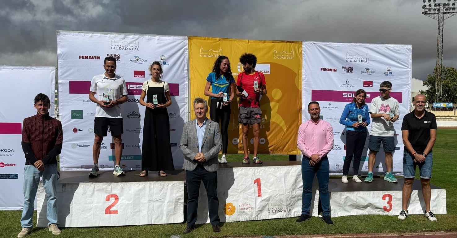 Pablo Sosa y Rosario García Cervigón ganadores de la XXI media maratón de Puertollano