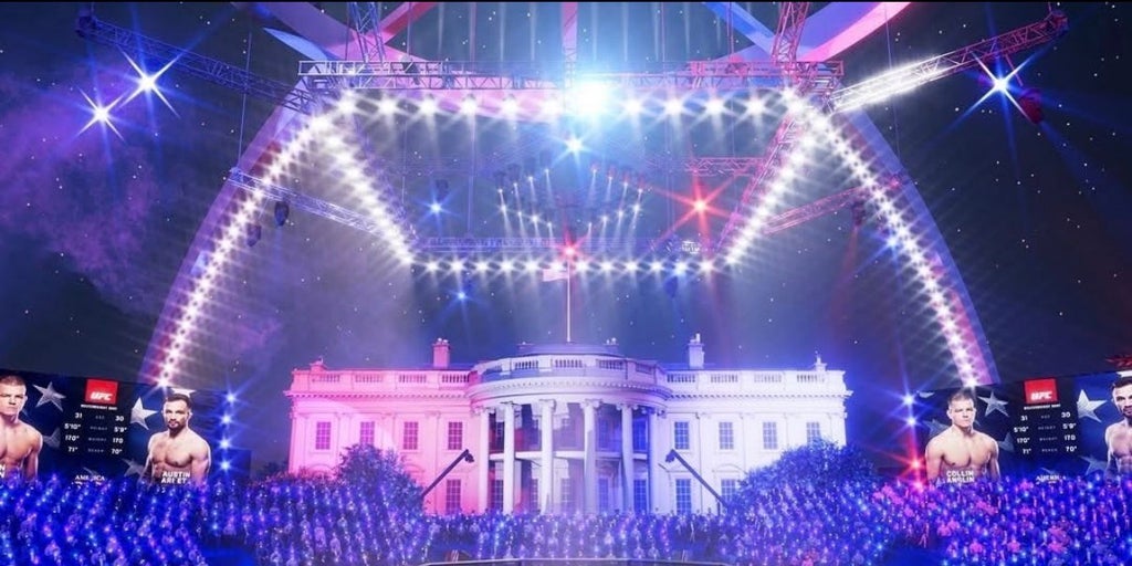 Así lucirá el histórico evento de la UFC en la Casa Blanca de Estados Unidos