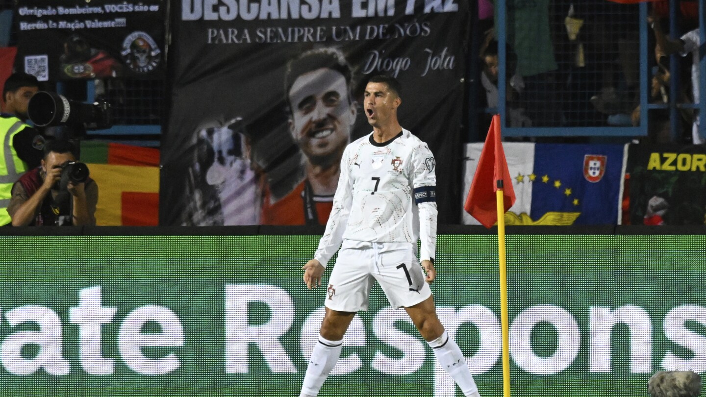 Cristiano Ronaldo amplía su récord de goles mientras apunta a su sexto Mundial con Portugal