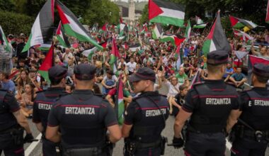 Protestas contra Israel convierten la Vuelta a España en un campo diplomático