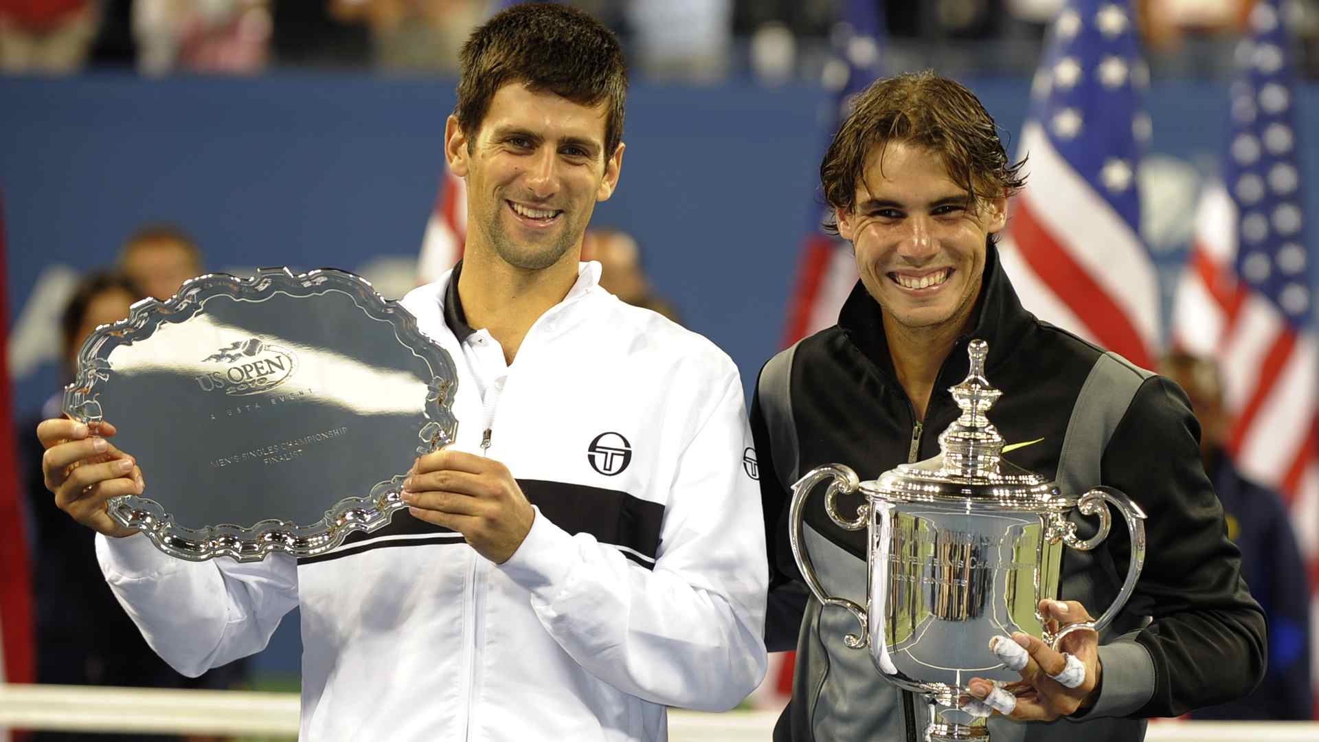 Rafael Nadal venció a Novak Djokovic en la final del US Open 2010 para lograr su primer título del torneo.