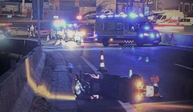 Fallece un motorista al salirse de la vía en la A-55 en Mos - La Voz de Galicia