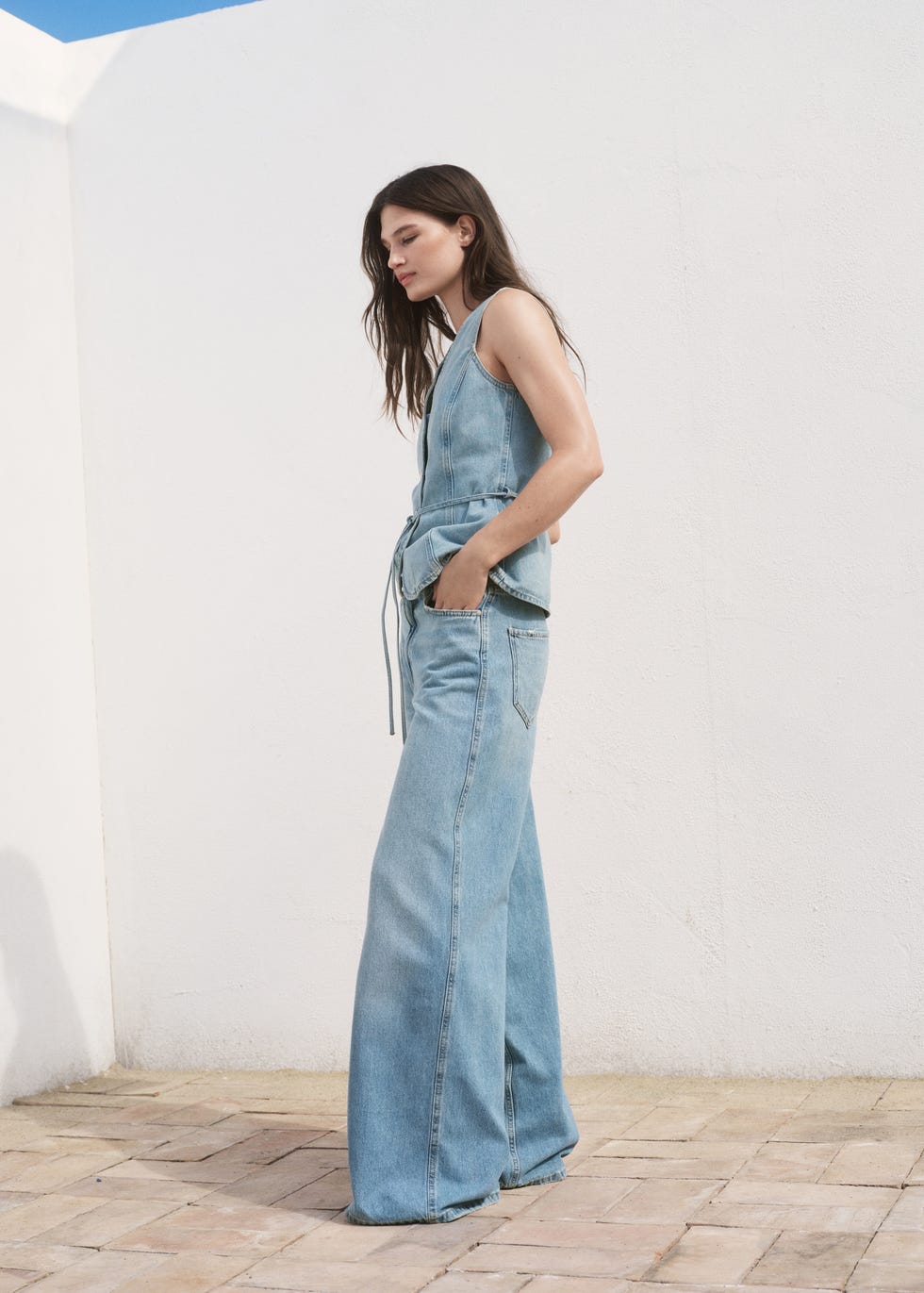 vaqueros anchos wide leg