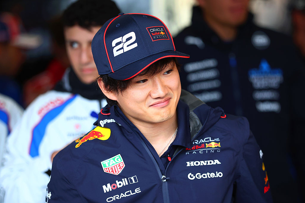 Yuki Tsunoda en Silverstone