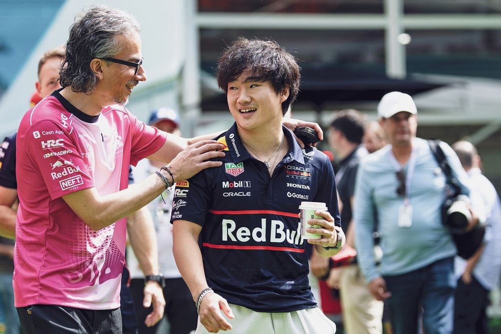 Yuki Tsunoda, Red Bull Racing, Laurent Mekies, Racing Bulls Team Principal 