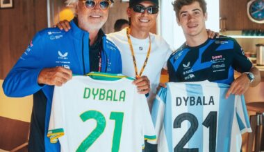 Paulo Dybala unió a Colapinto y a Briatore en el GP de Países Bajos :: Olé