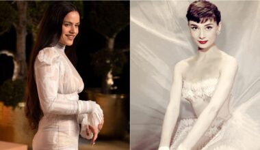 Rosalía se pone un vestido que llevó Audrey Hepburn hace 40 años y arrasa en una fiesta en Nueva York