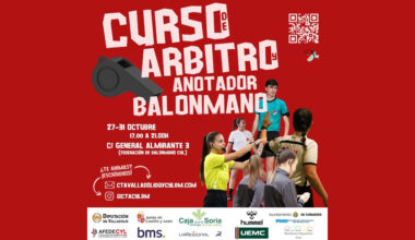 Curso formativo para nuevos árbitros, anotadores y cronometradores de balonmano en Valladolid