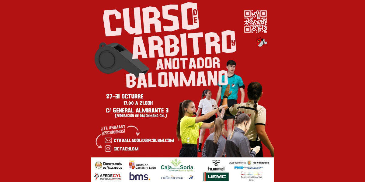 Curso formativo para nuevos árbitros, anotadores y cronometradores de balonmano en Valladolid