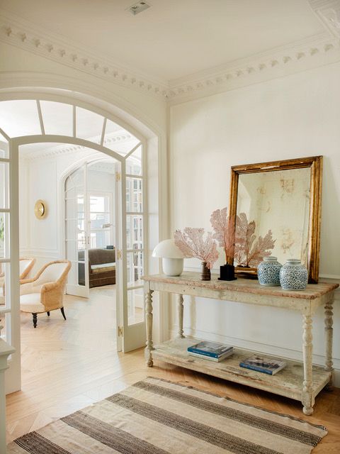 Recibidor compartimentado