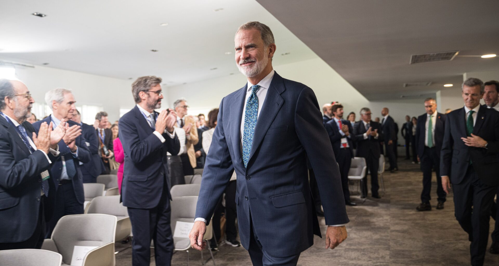 El rey Felipe VI inaugura el Foro de la Toja