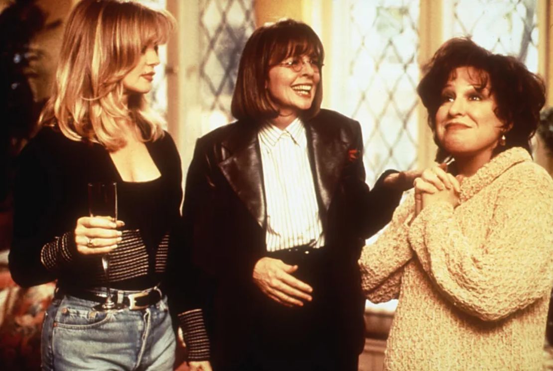 Goldie Hawn, Diane Keaton y Bette Midler en