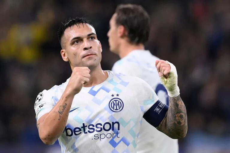 Lautaro Martínez acumula tres goles en dos partidos jugados en esta Champions League