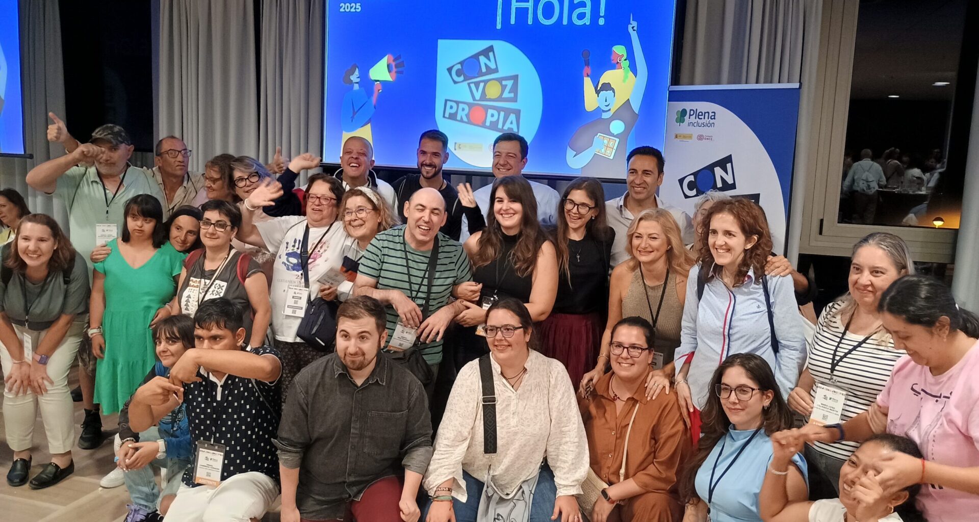 Momento de la llegada de las participantes en el Encuentro.