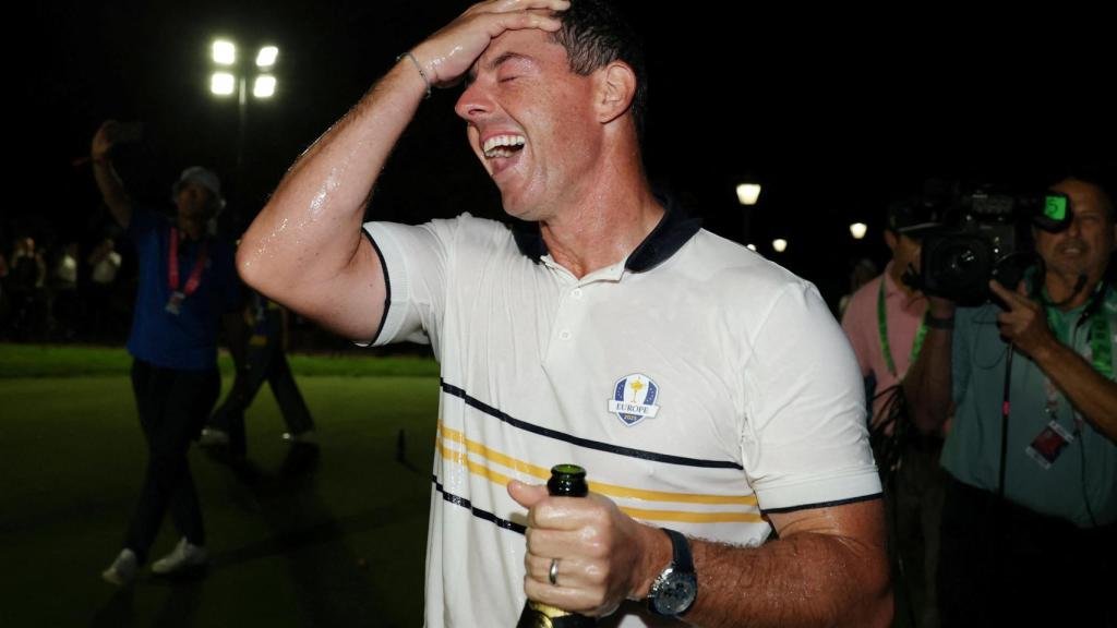 Rory McIlroy, en la fiesta por la Ryder Cup 2025