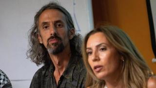 El diputado de Compromís Juan Bordera, uno de los activistas españoles liberados por Israel