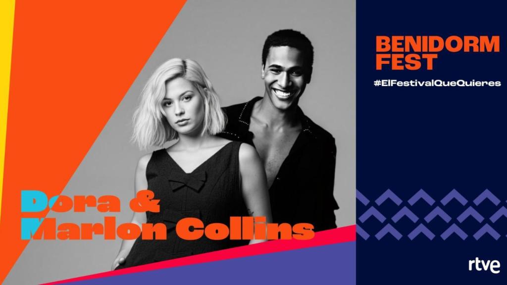 Dora y Marlon Collins, participantes del Benidorm Fest 2026.