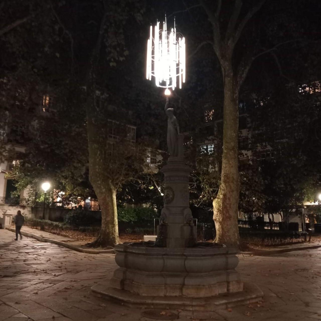 Escultura en la Plaza de Azcárraga