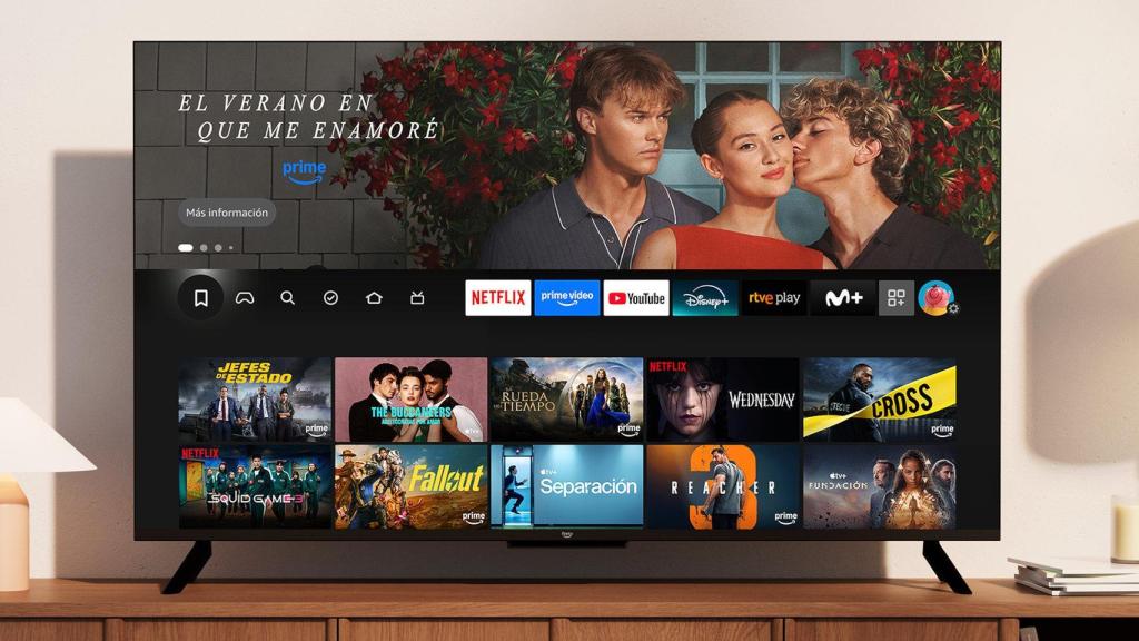 La interfaz del Amazon Fire TV Stick 4K Select