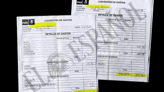 Documentos inéditos del PSOE de la liquidación de gastos de José Luis Ábalos en 2018.