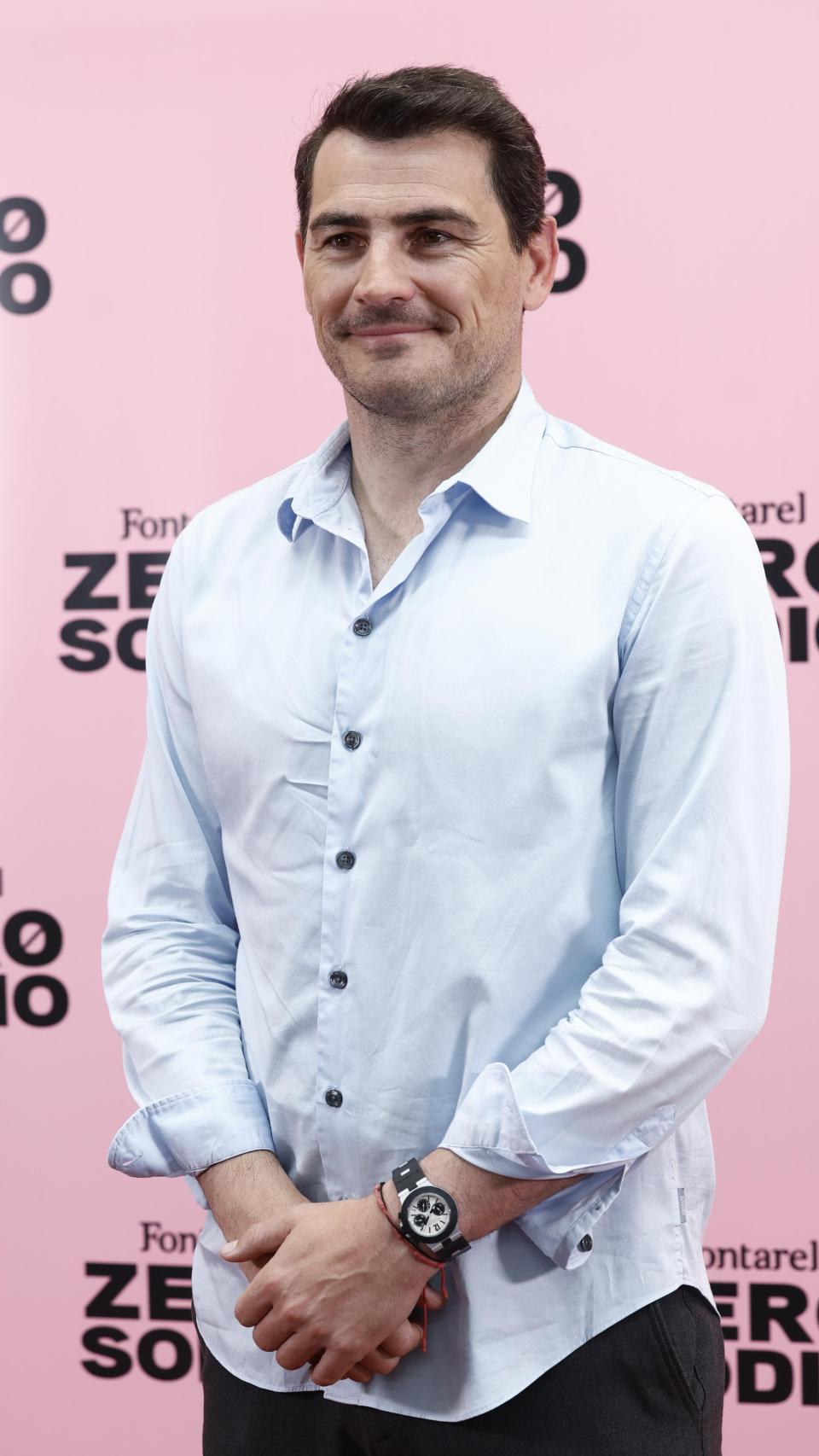 El exportero en un evento público.