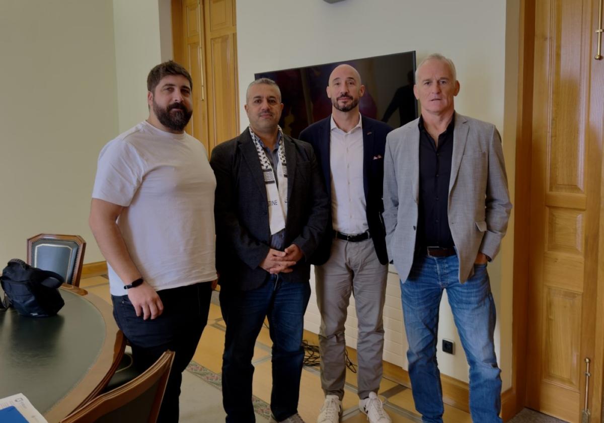 «Me he sentido como en casa al ver tantas banderas palestinas en los balcones»