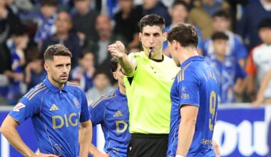 El VAR vuelve a indignar al oviedismo por una decisión compleja de entender