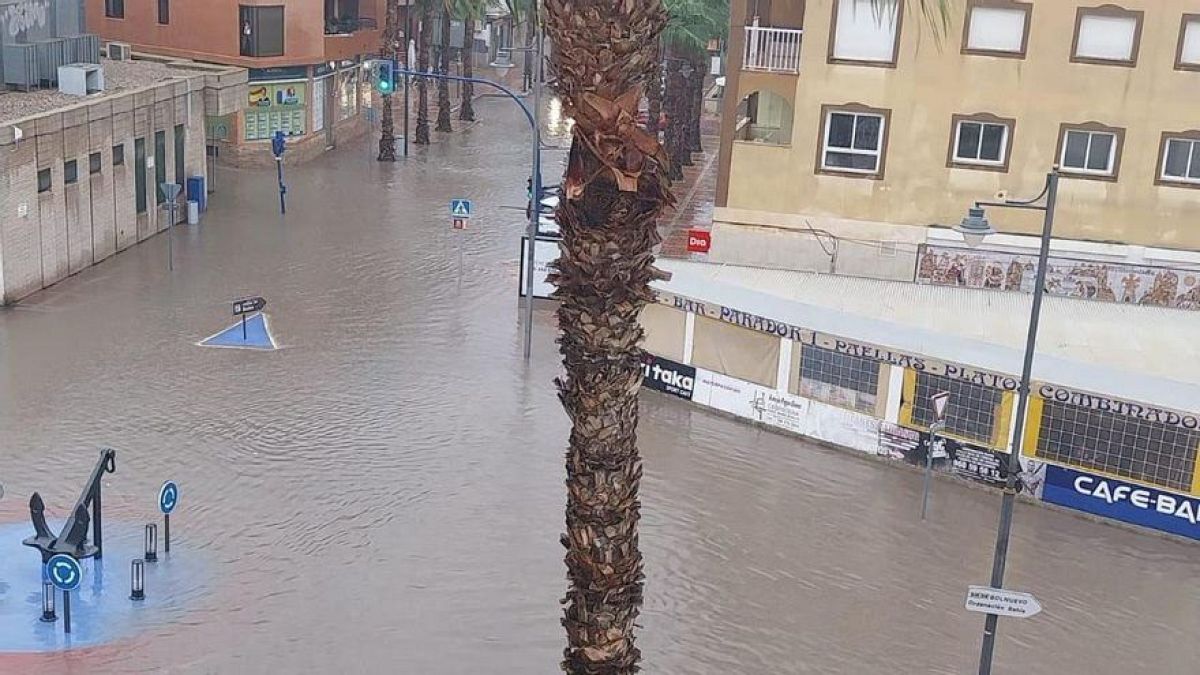 La DANA Alice mantiene en alerta naranja a la Comunidad Valenciana, Baleares y Murcia