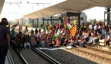 Miles de personas se manifiestan en toda España en la huelga general por Palestina