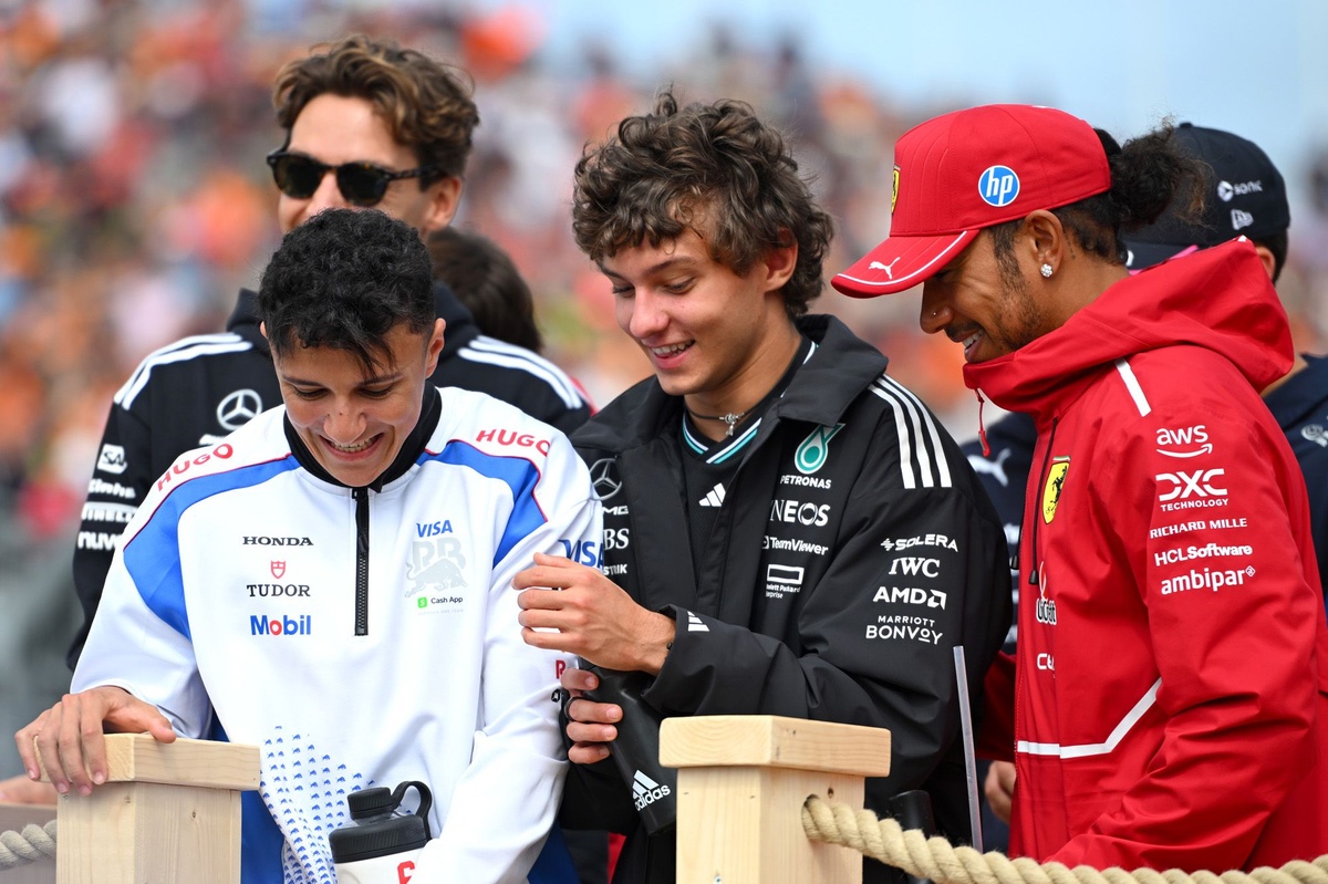 Hadjar sorprende al explicar su curiosa y divertida relación con Hamilton