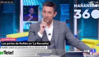 Javier Ruiz bromea con Broncano por tener a Rufián, y replica a quienes acusan a 'La Revuelta' de servir a Sánchez