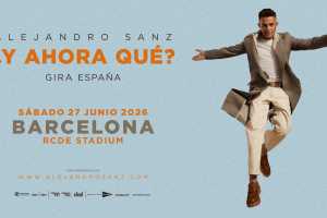 Este jueves, entradas a la venta para Alejandro Sanz