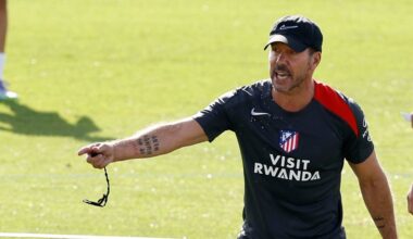Simeone ensaya en el entrenamiento el once que podría sacar ante el Betis