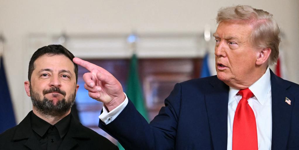 el encuentro a puerta cerrada entre Trump y Zelenski acabó en otra bronca