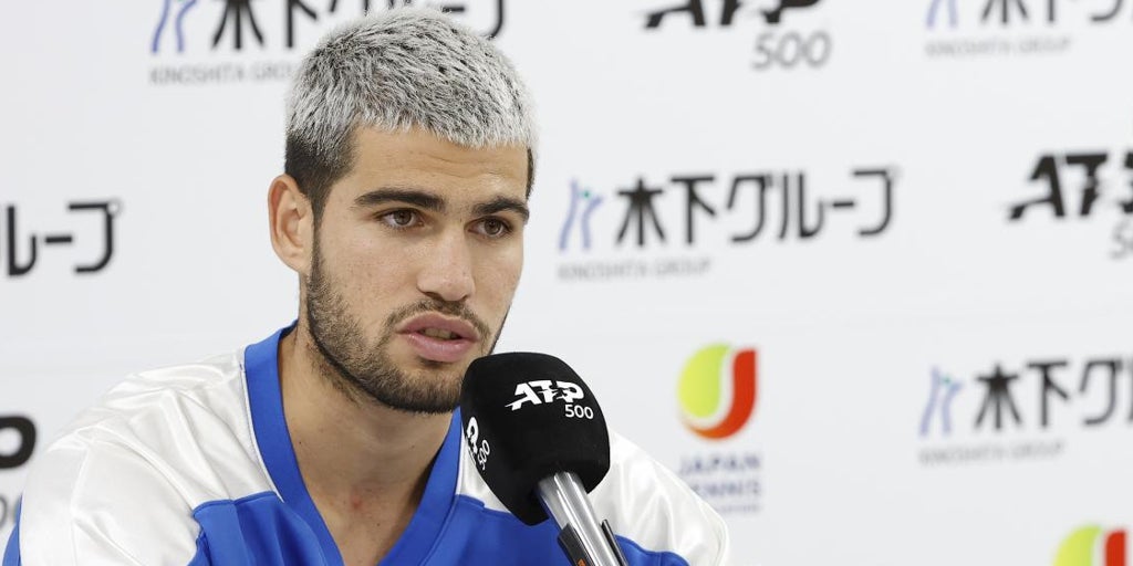 Carlos Alcaraz, baja en el Masters 1.000 de Shanghái por «problemas físicos»