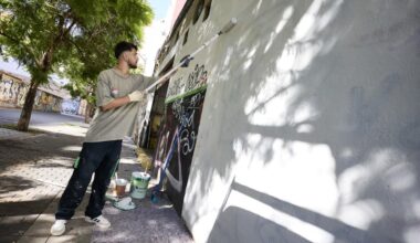 La calle de los diez graffitis
