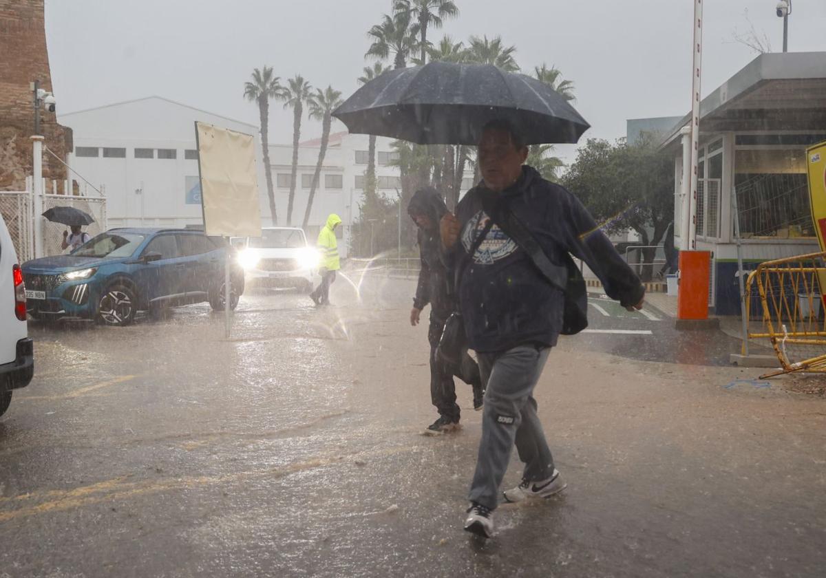 La dana 'Alice' vuelve a activar el aviso por fuertes lluvias este sábado en la Región de Murcia