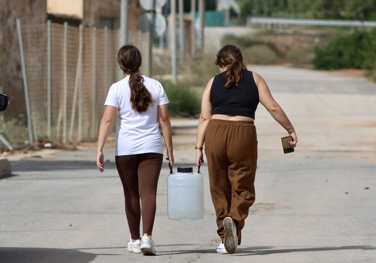 Estos son los puntos para recoger agua potable en los municipios de la Región de Murcia afectados por el corte