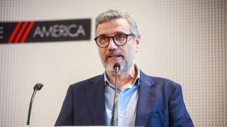 Andrés Gutiérrez Usillos, director del Museo de América, en la inauguración del martes