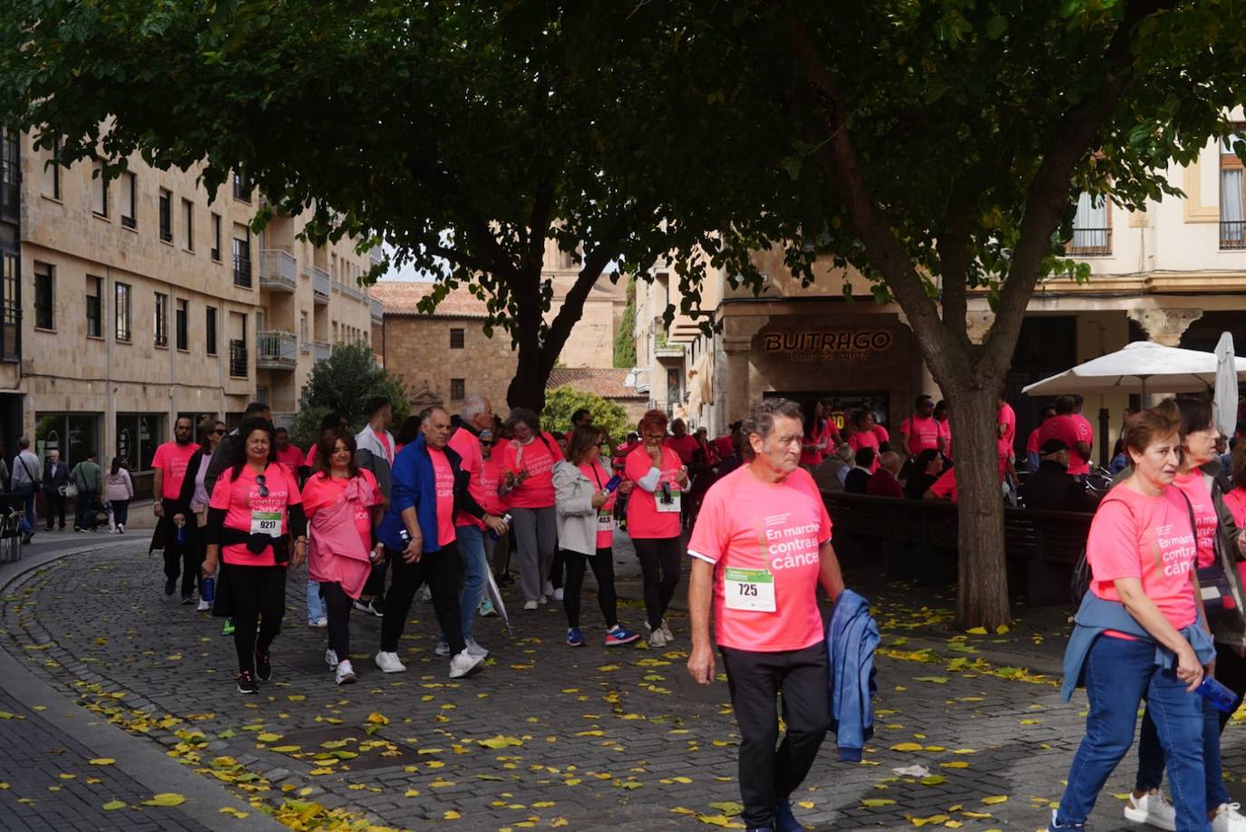 Salamanca 'se tiñe' de rosa por el cáncer