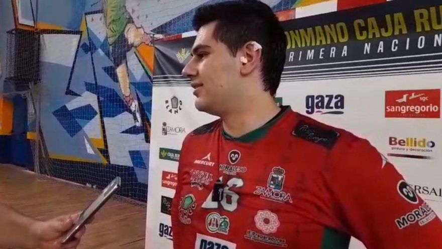 David Pajares, portero zamorano del BM Zamora Caja Rural.