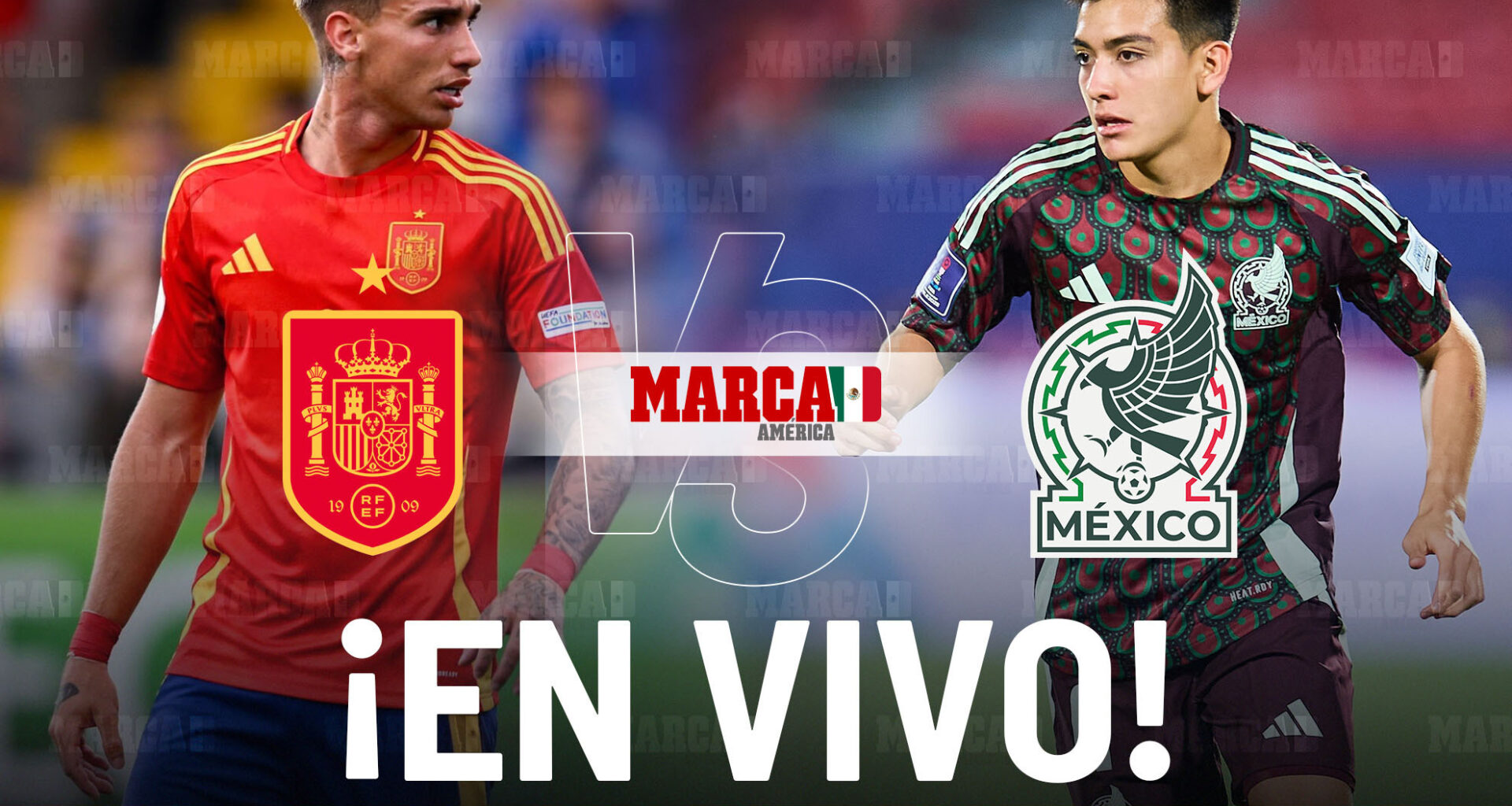 España vs México en el Mundial Sub-20 Chile 2025
