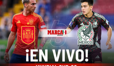 España vs México en el Mundial Sub-20 Chile 2025
