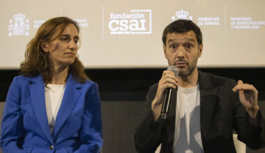 El ministro durante su intervención