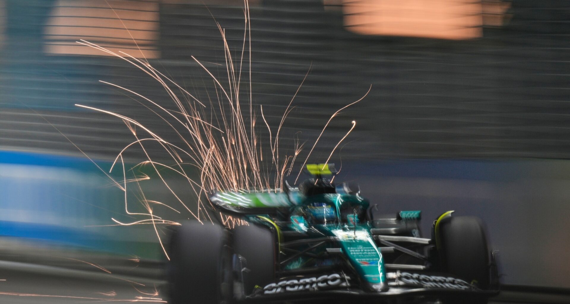 Fernando Alonso durante la sesión de clasificación del GP de Singapur.