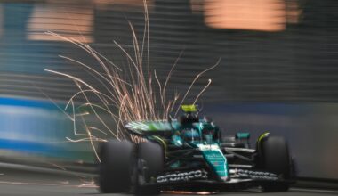 Fernando Alonso durante la sesión de clasificación del GP de Singapur.