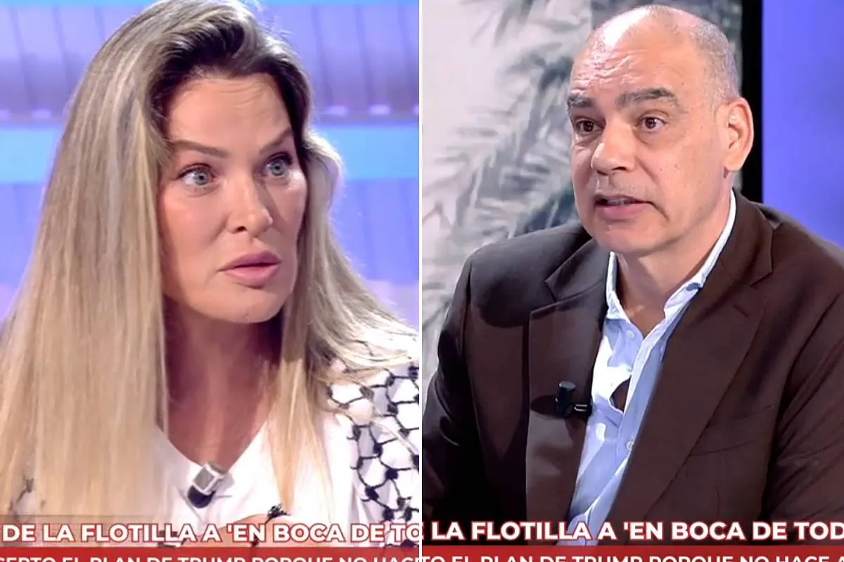 Hanan Alcalde, la Barbie Gaza, se enfrenta a Nacho Abad y le acusa de haber proyectado "violencia" sobre ella tras señalarle como un "facha" - El Mundo