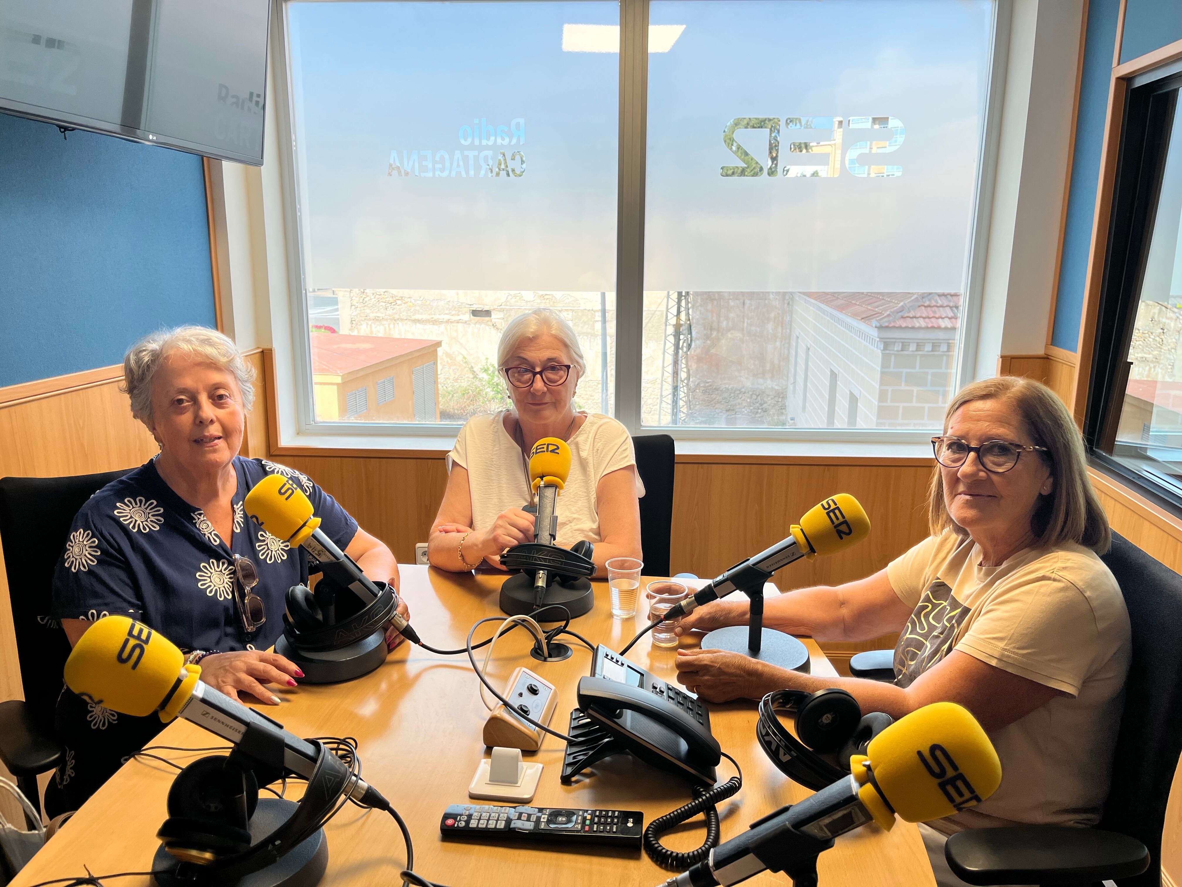Toñi, Cati y Pepi en Hoy por hoy Cartagena
